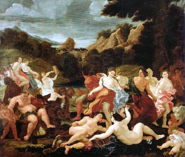 Giovanni Battista Gaulli Called Baccicio Triumph of Bacchus and Ariadne France oil painting art